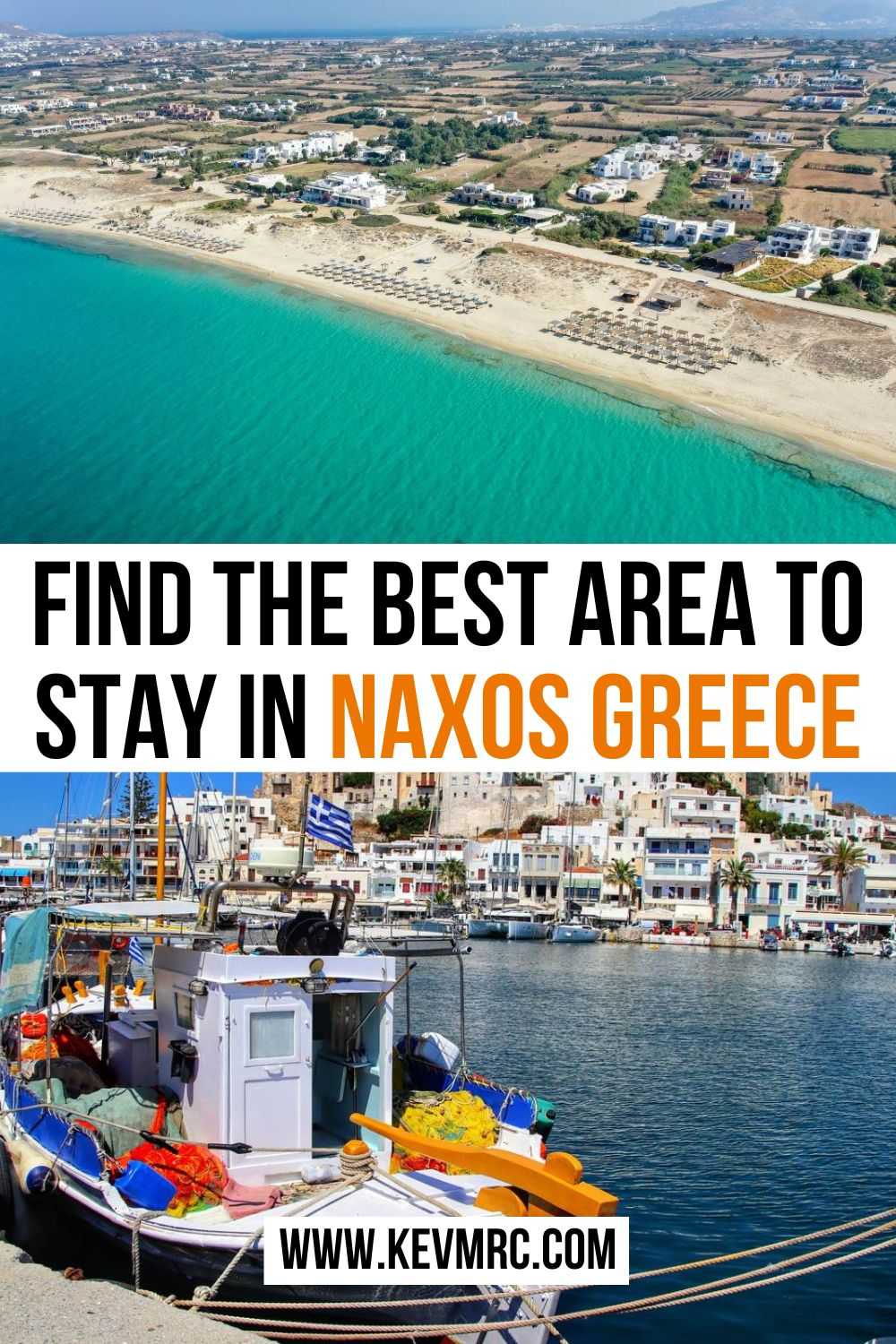 Discover in this guide the best areas to stay in Naxos Greece. where to stay in naxos greece | naxos island greece #naxos #greece