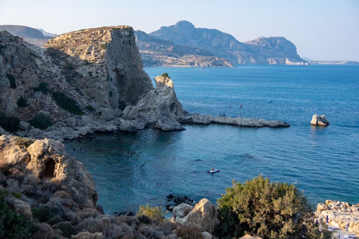 rhodes coastline