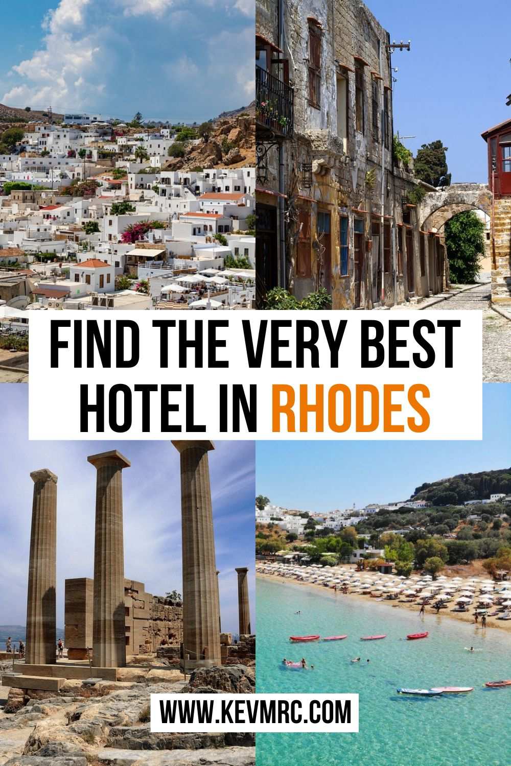 In this guide, discover the 20 best hotels in Rhodes Greece! #rhodes #greece
