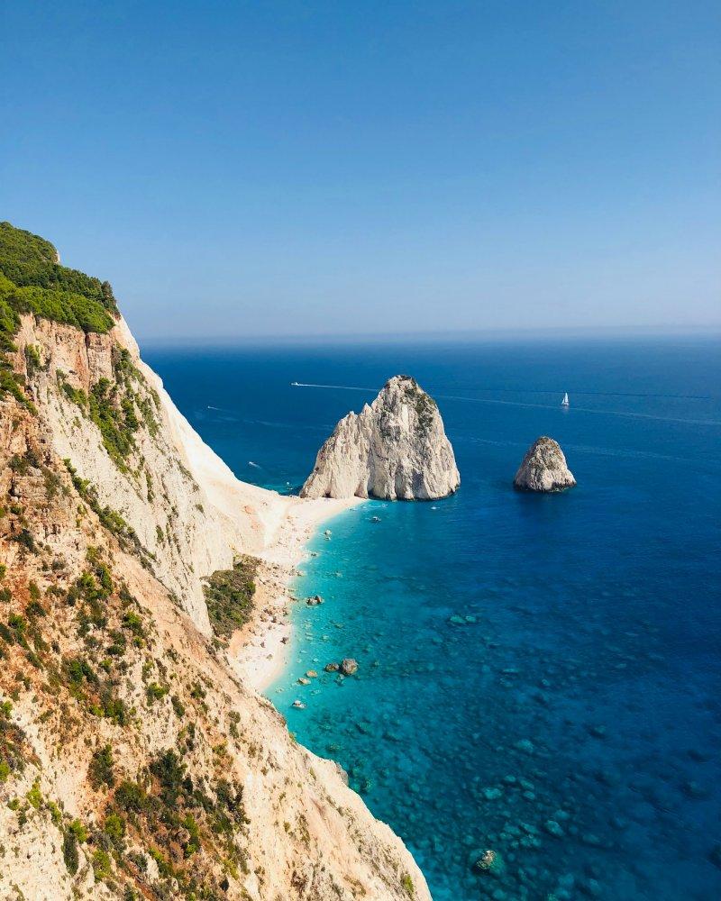 zakynthos iconic coastline