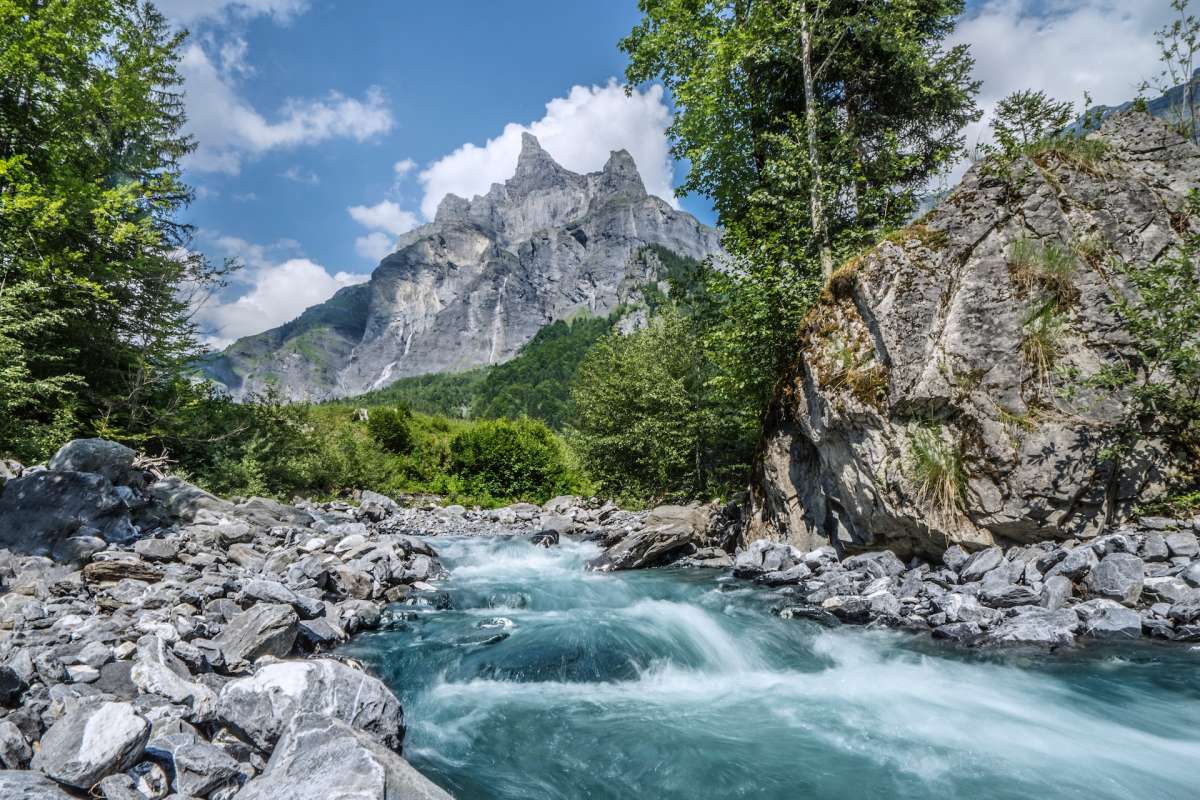 4 - river in sixt fer a cheval france