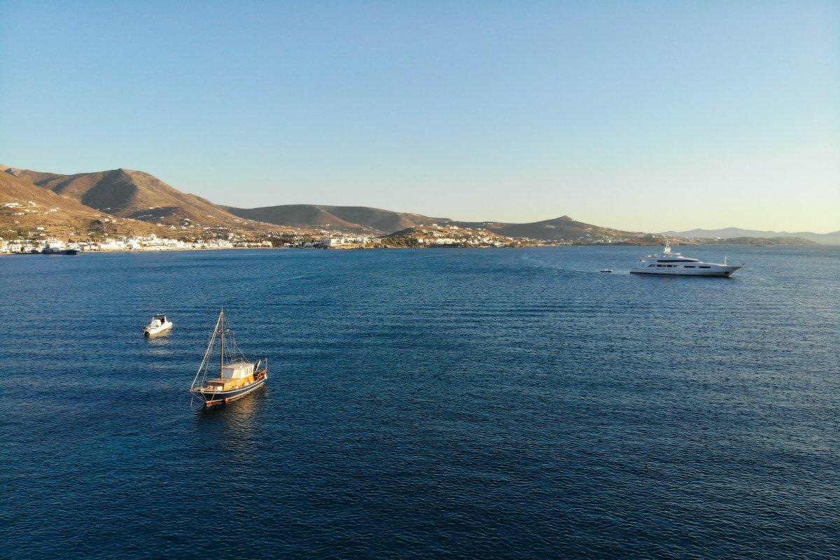 aegean sea in paros greece