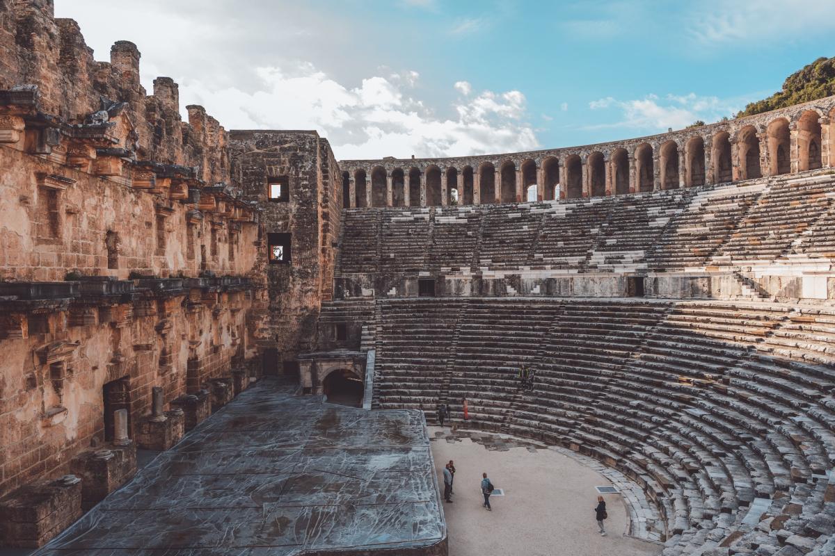 aspendos is a major landmark in turkey