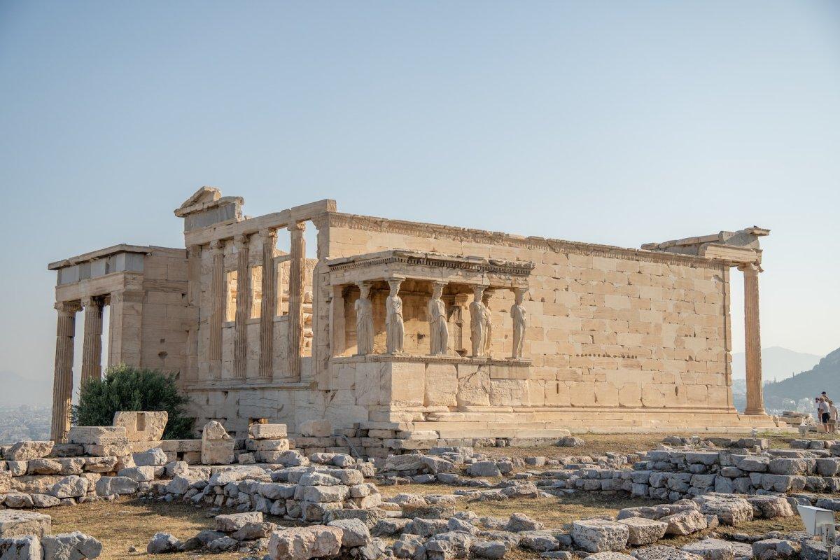 erechtheion is one of the famous athens landmarks