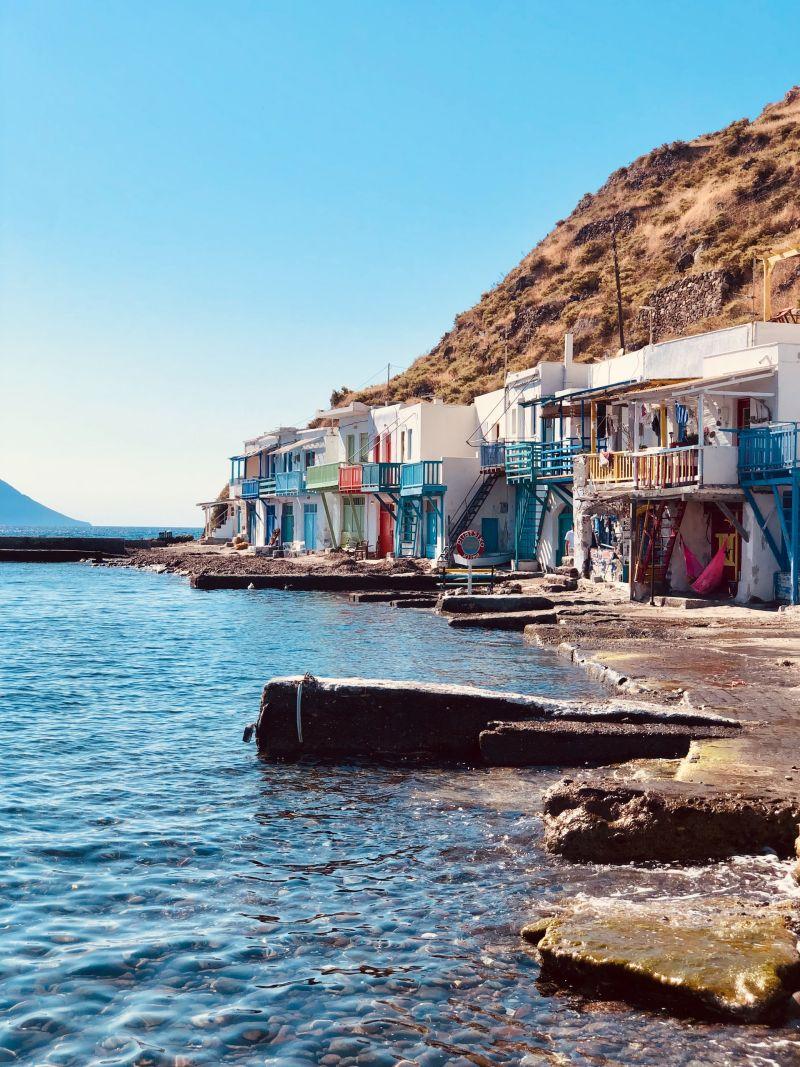 fisher village in milos