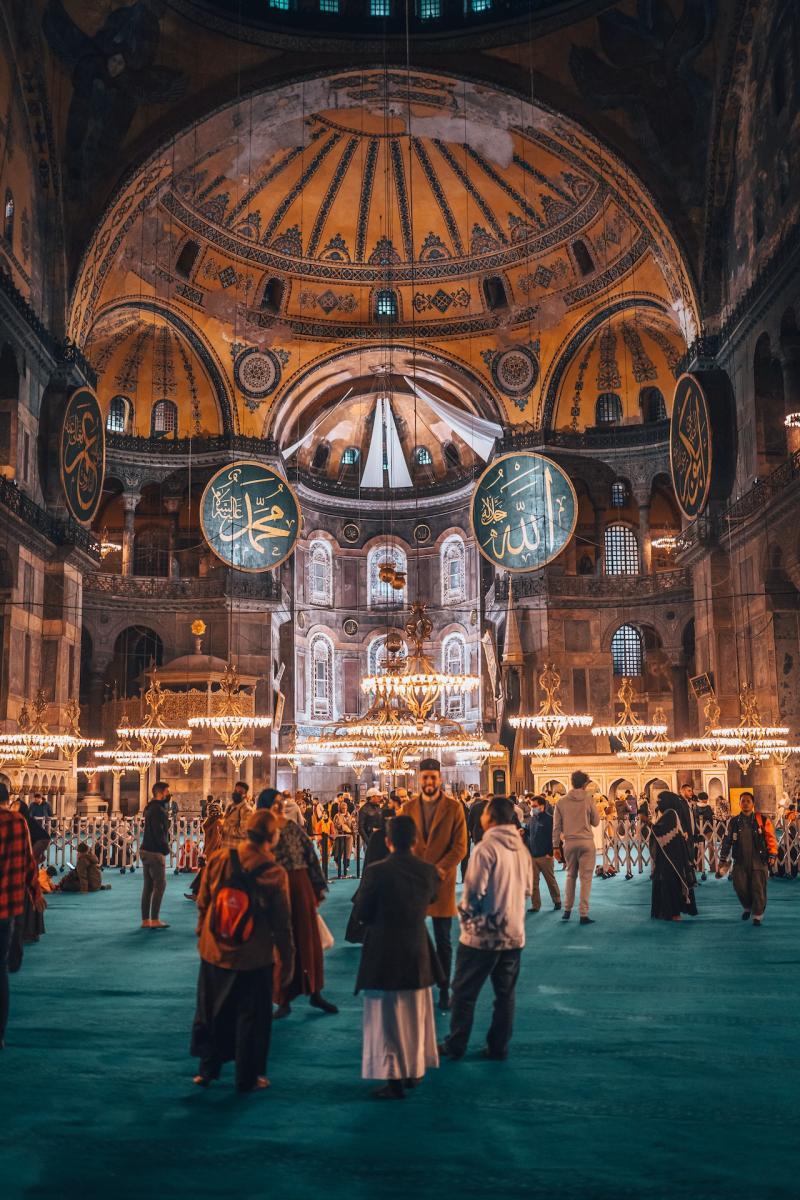 hagia sophia is one of the top islamic landmarks in turkey