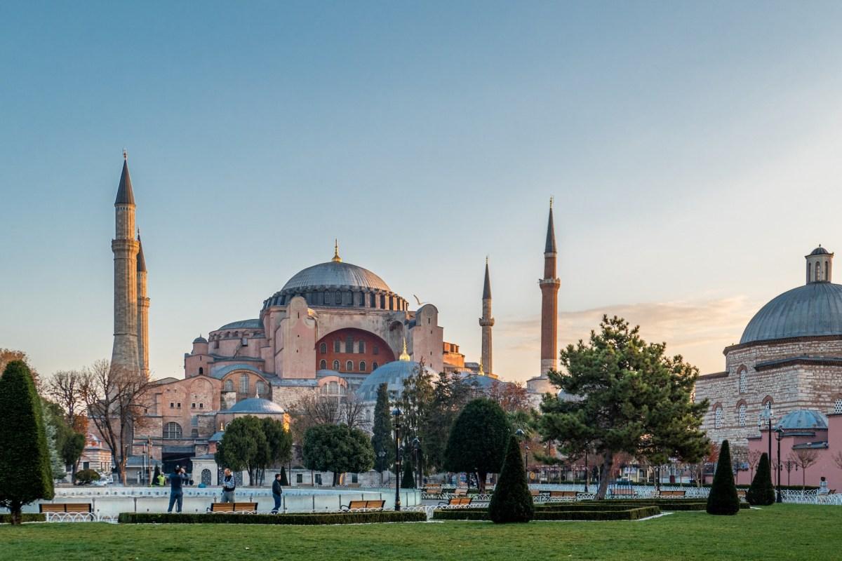 hagia sophia is the most famous landmark istanbul has to offer