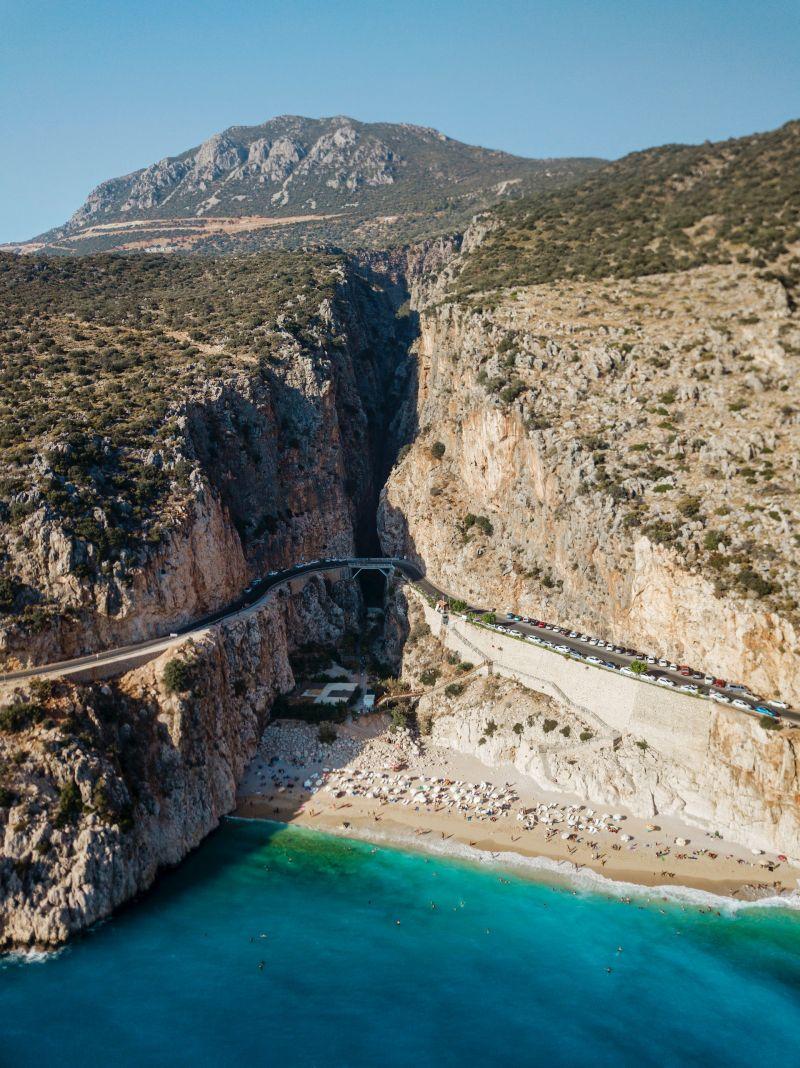 kaputas beach is one of the best natural landmarks in turkey