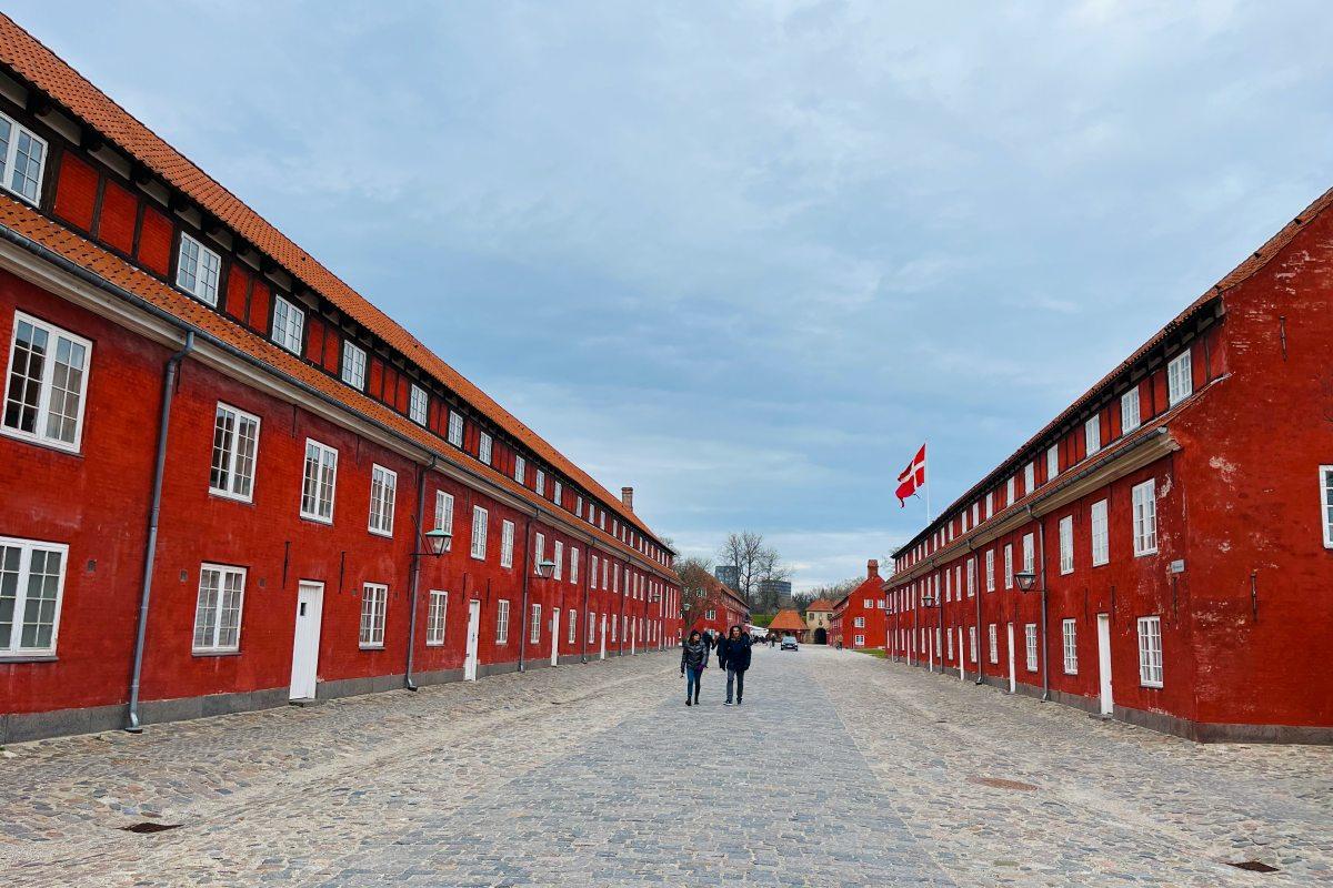 kastellet red brick buildings