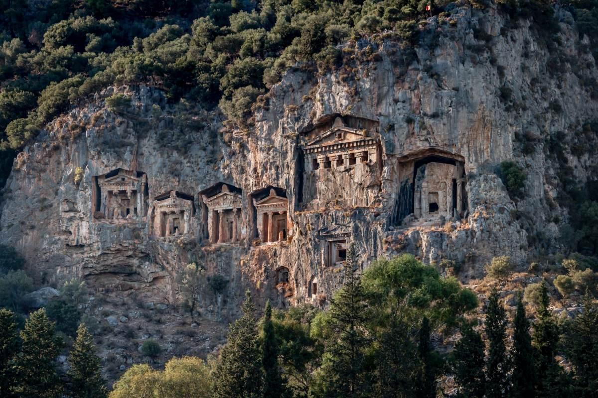 kaunos is one of the major landmarks in turkey