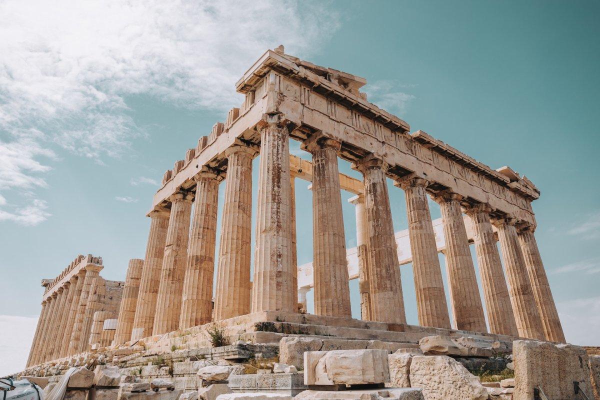 parthenon is in the famous ancient buildings in athens
