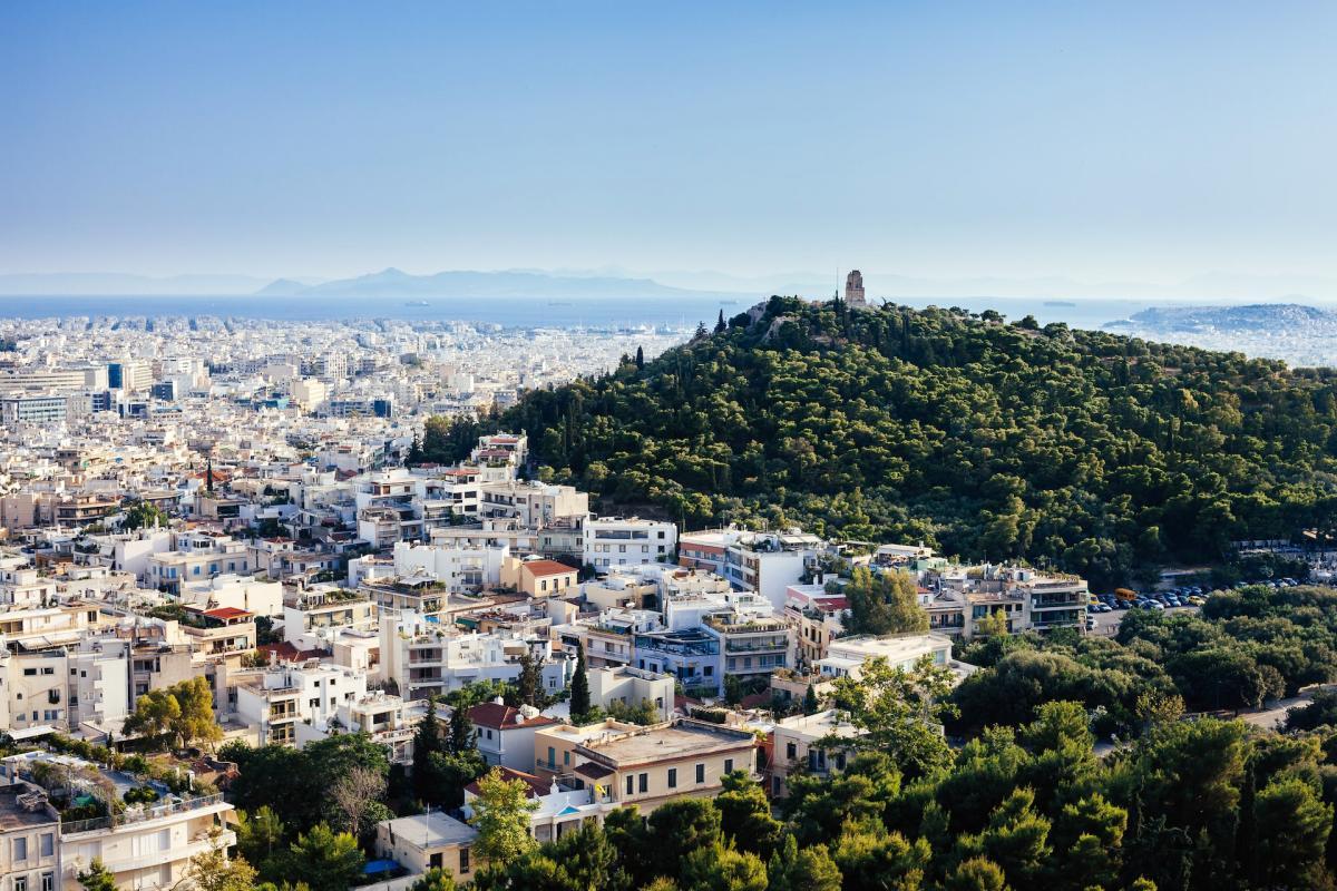 philopappos hill is among athens greece landmarks