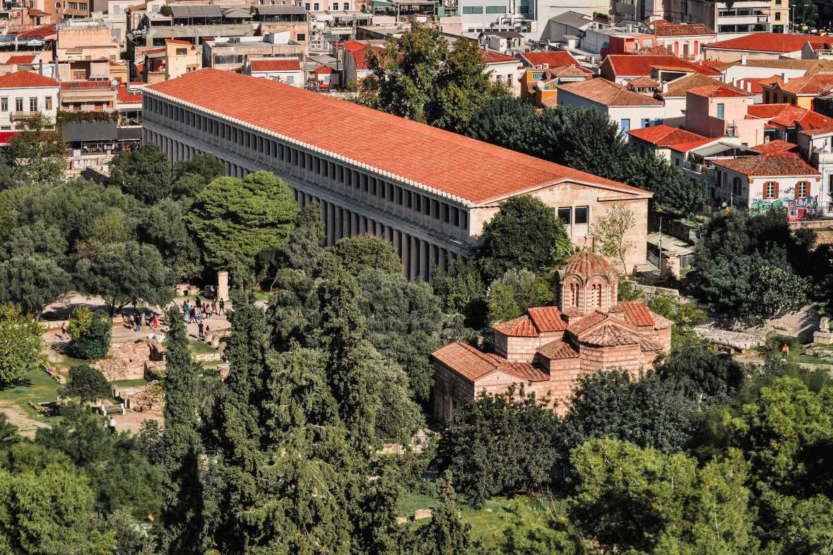 stoa of attalos is in the major athens greece monuments