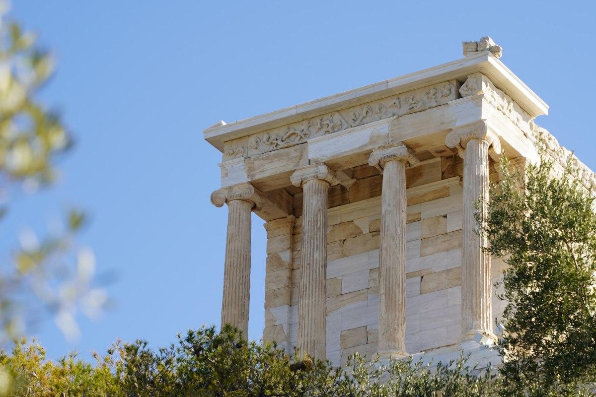 temple of athena nike is one of the historical landmarks in athens greece