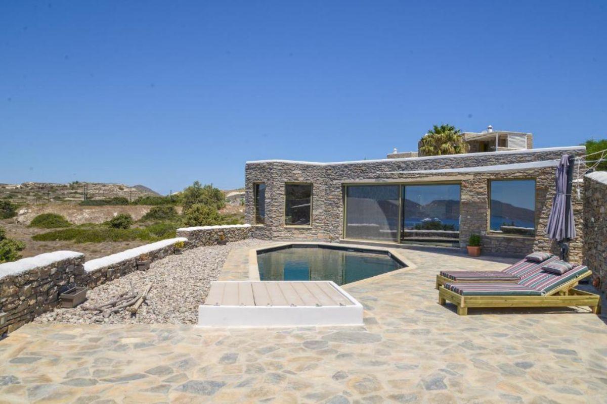 valeria's house is among the best milos villas with pool