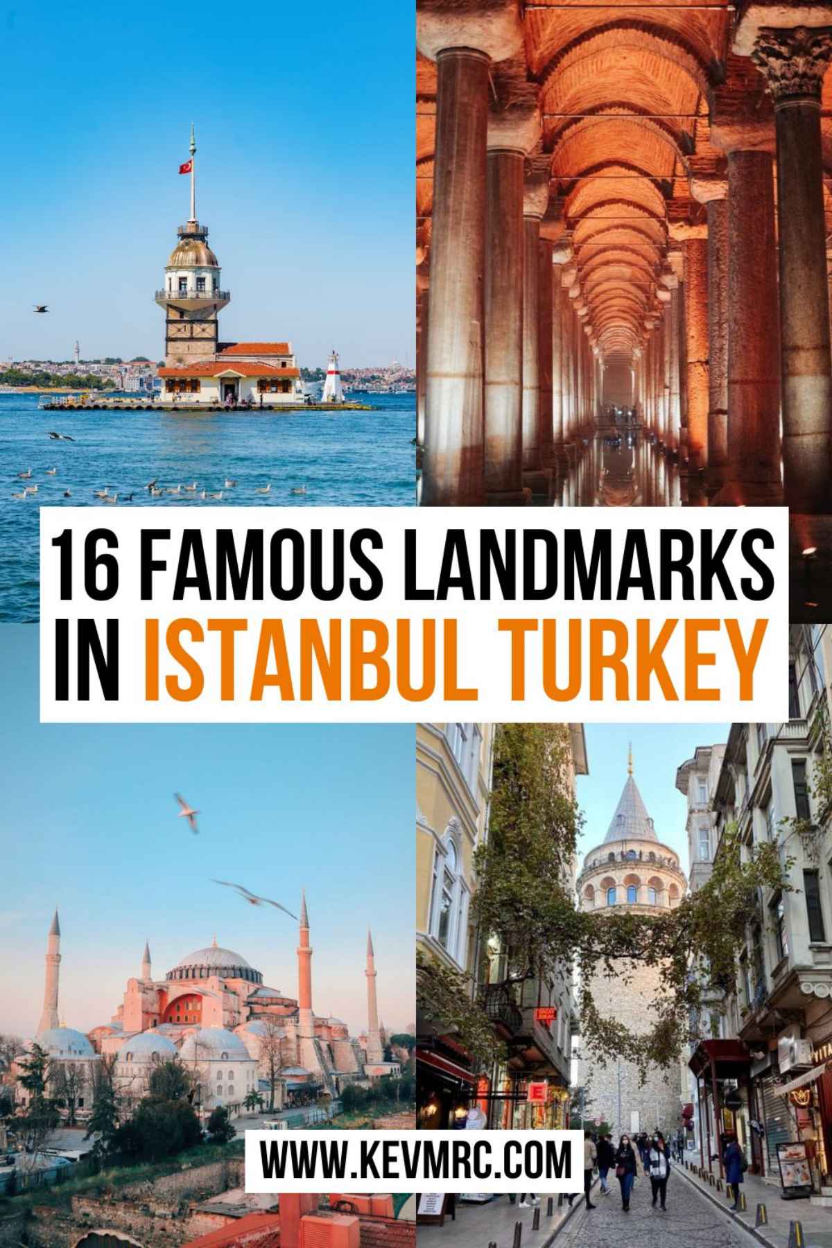 Discover in this guide the 16 most famous landmarks in Istanbul Turkey you need to see at least once in your lifetime. istanbul landmarks | travel Istanbul | best things to do in Istanbul | best things to see in Istanbul | Istanbul travel #istanbul 