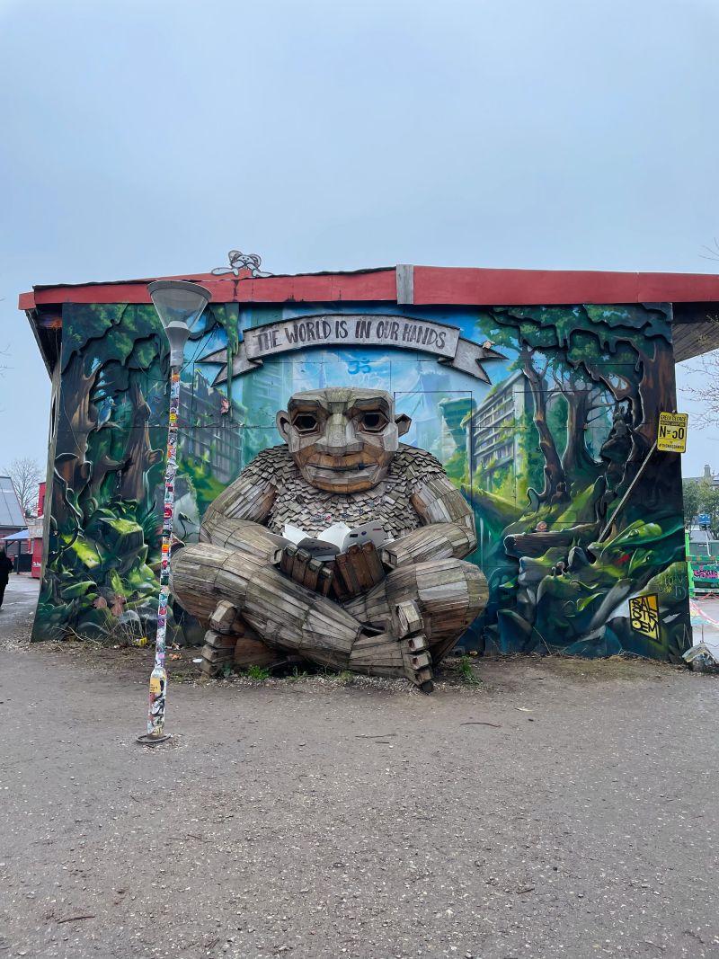 christiania monkey sculpture