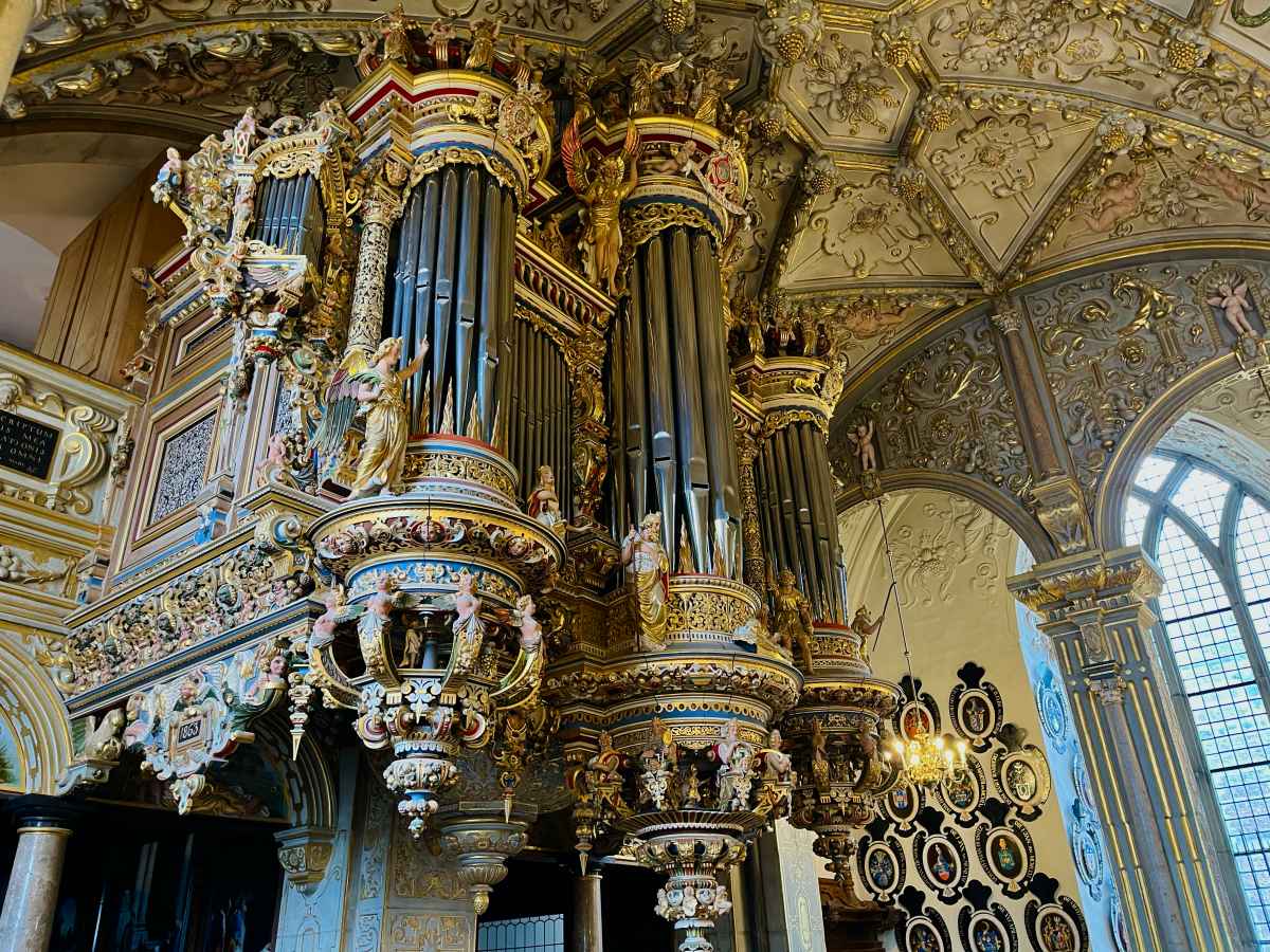 the chapel organ