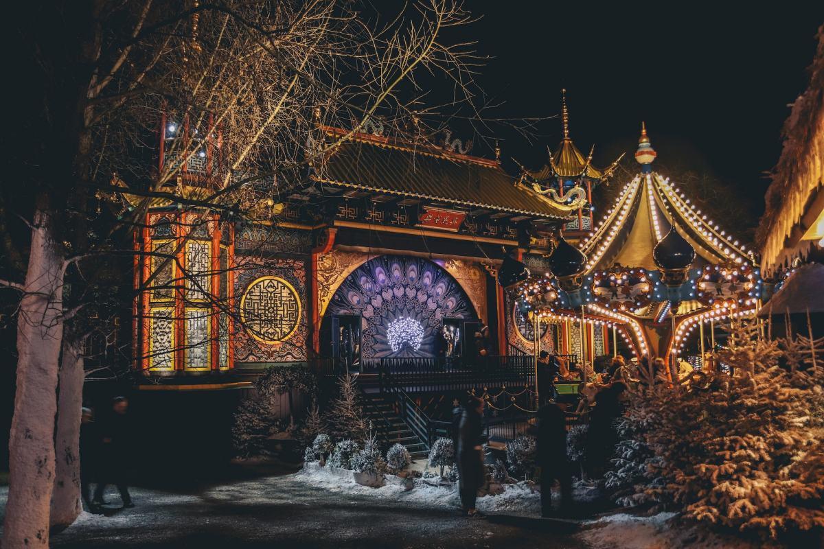 tivoli gardens is one of the best copenhagen winter attractions