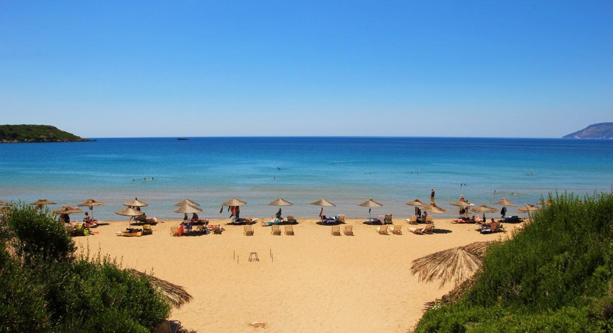 vassilikos is a top beach area in zante