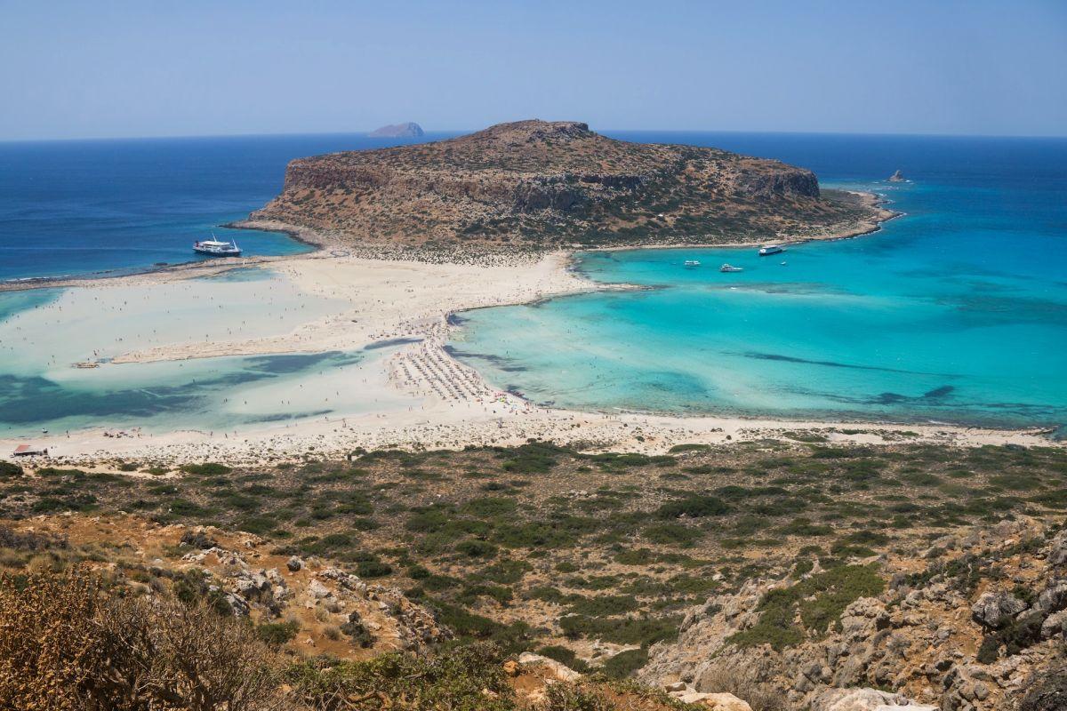 balos is the best part of crete for beaches