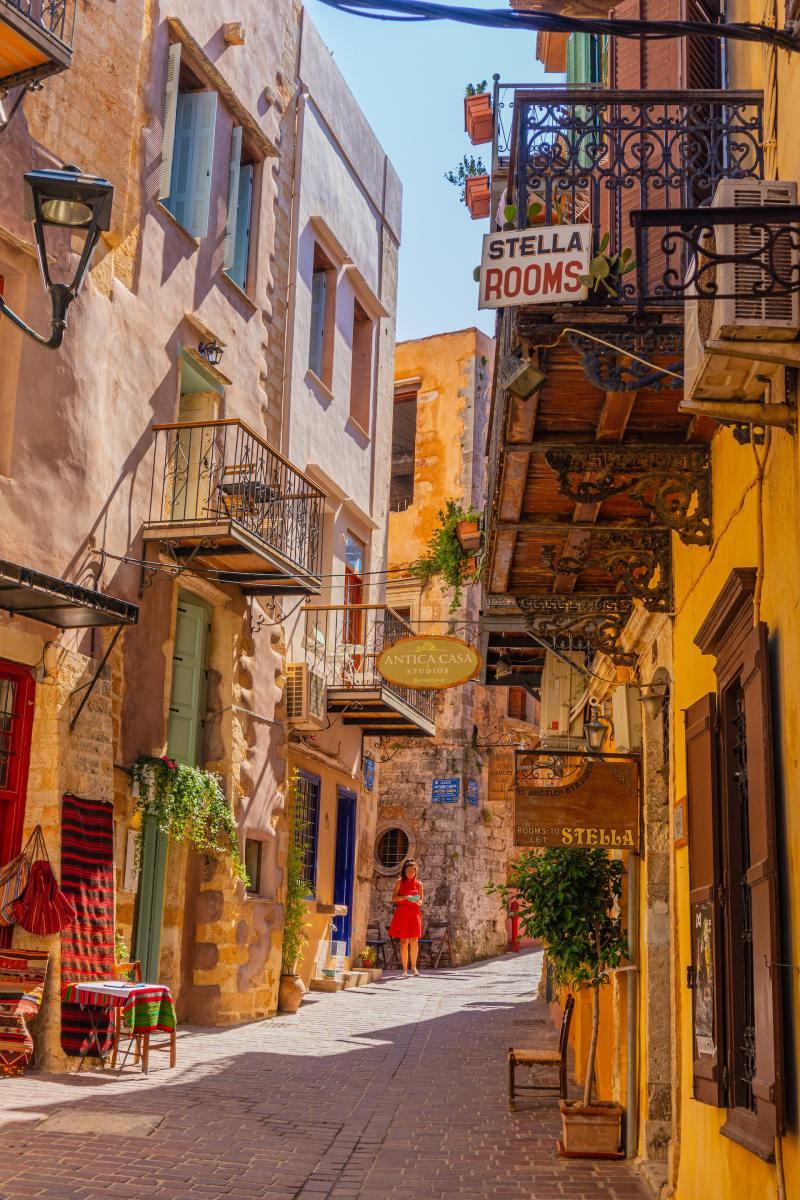 chania is the best place to stay in crete without a car