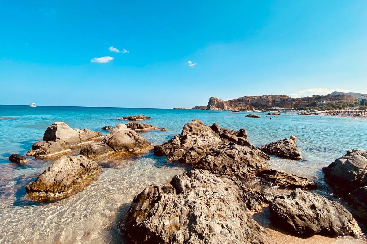 rhodes crystal blue waters