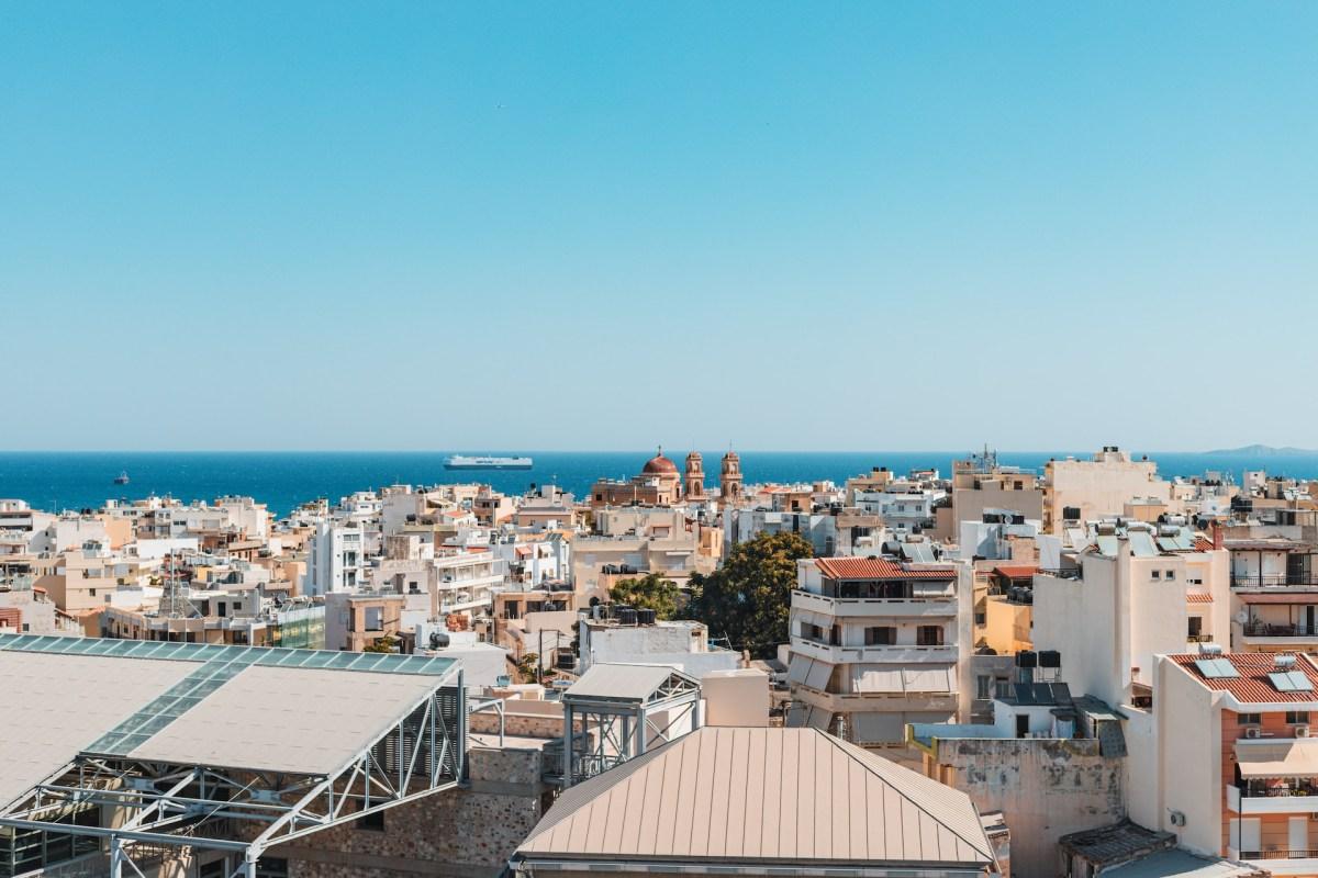 view of heraklion city