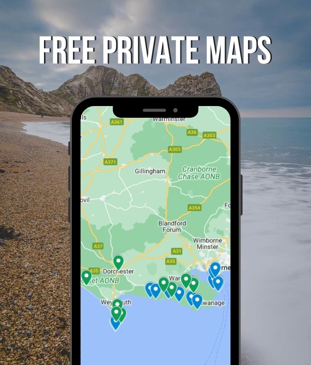 free map jurassic coast