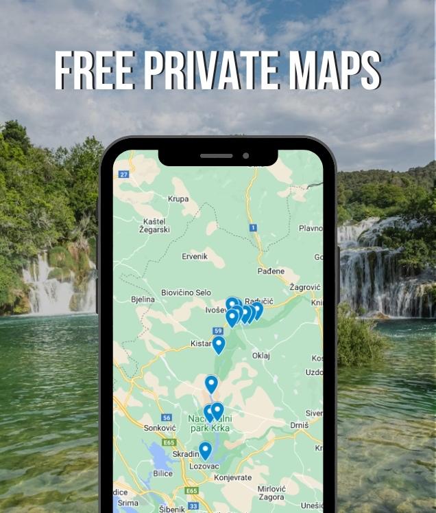 free map krka