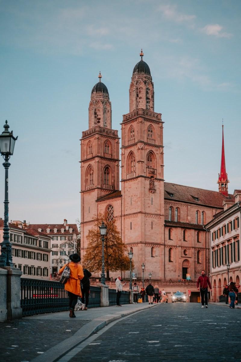 grossmünster is among the beautiful man made landmarks in switzerland