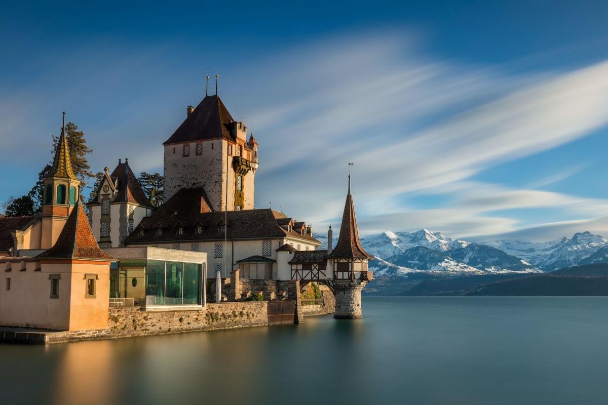 oberhofen castle is among the historical landmarks in switzerland