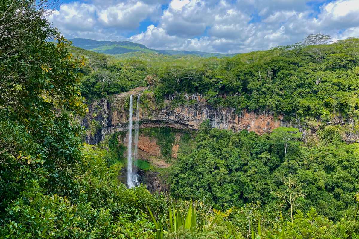 waterfalls not far from quatre bornes