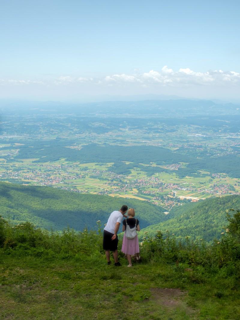 hike on sljeme mountain