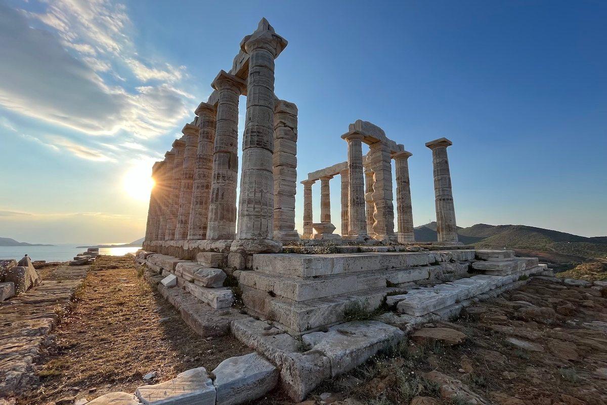 poseidon temple is a must if you visit athens in 1 day
