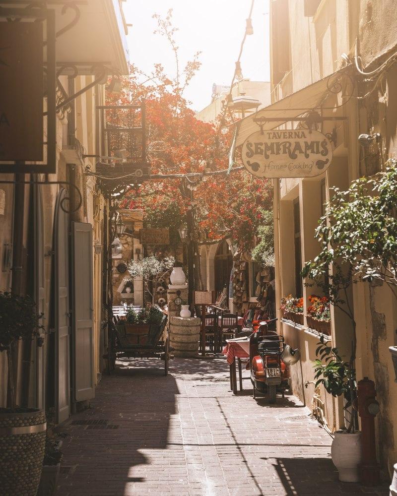 rethymno streets