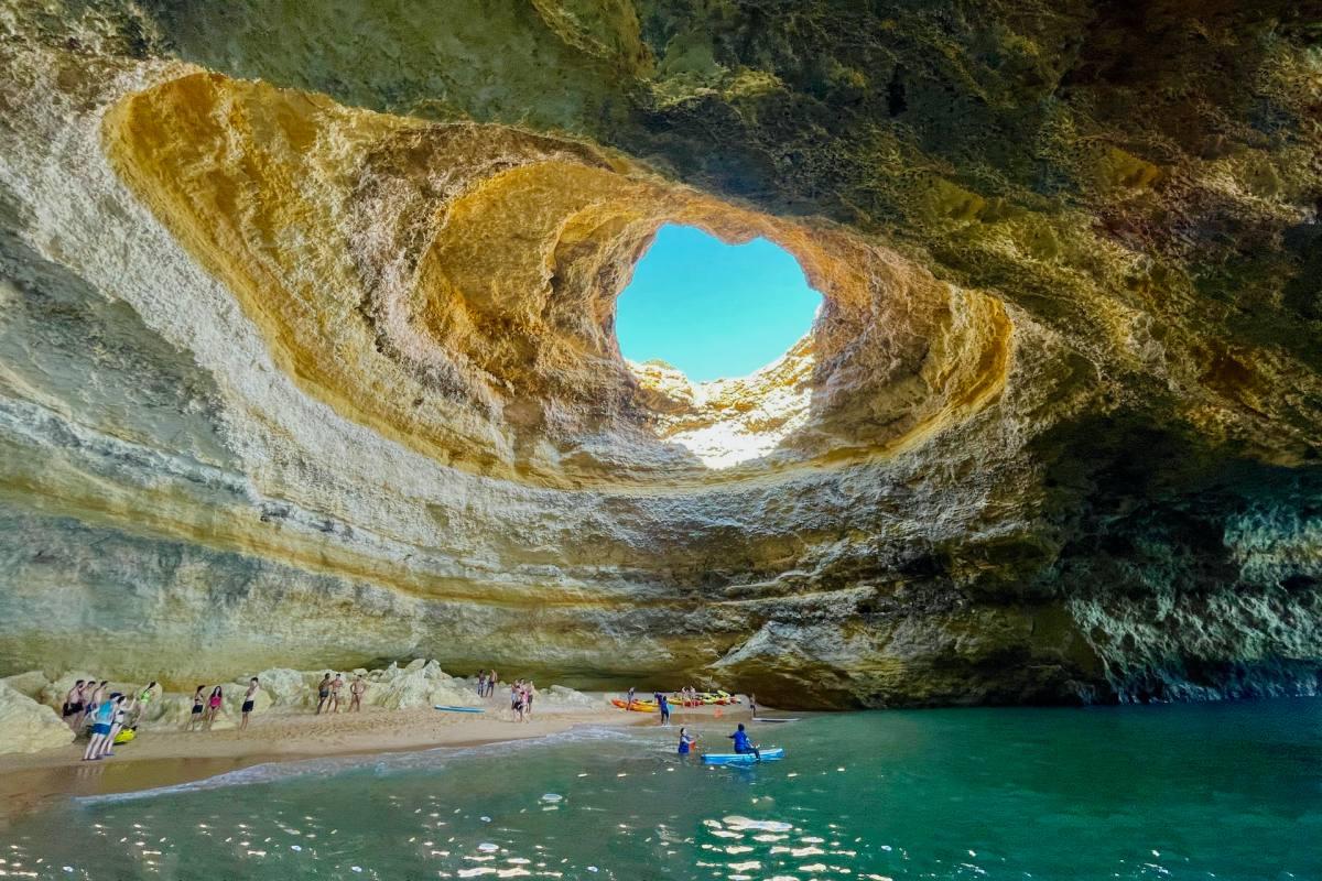 benagil cave is one of the best day trips from lagos portugal