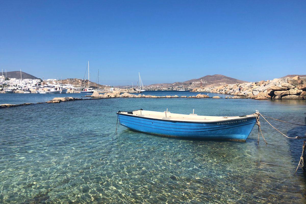 paros beach and landscape