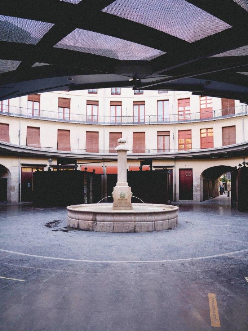 plaza redonda is a must when spending 24 hours in valencia