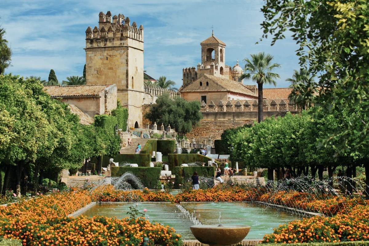 visiting the alcazar of cordoba is a must when spending 1 day in cordoba spain