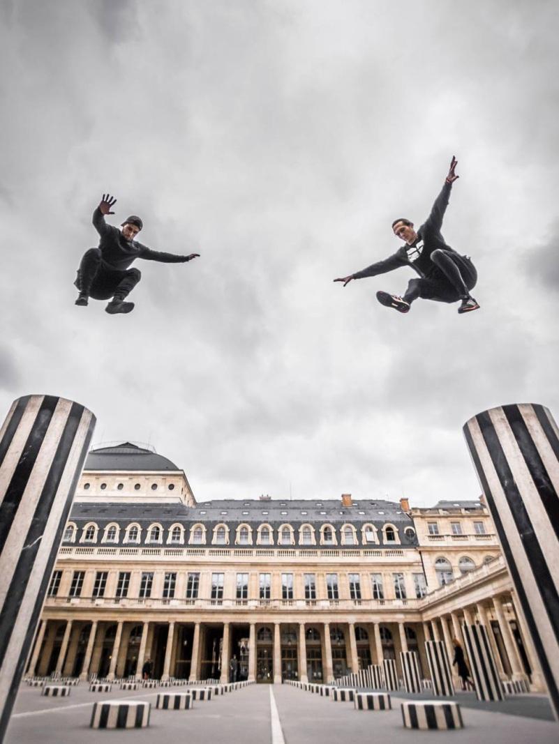 shooting the colonnes de buren is a must of any paris in one day itinerary