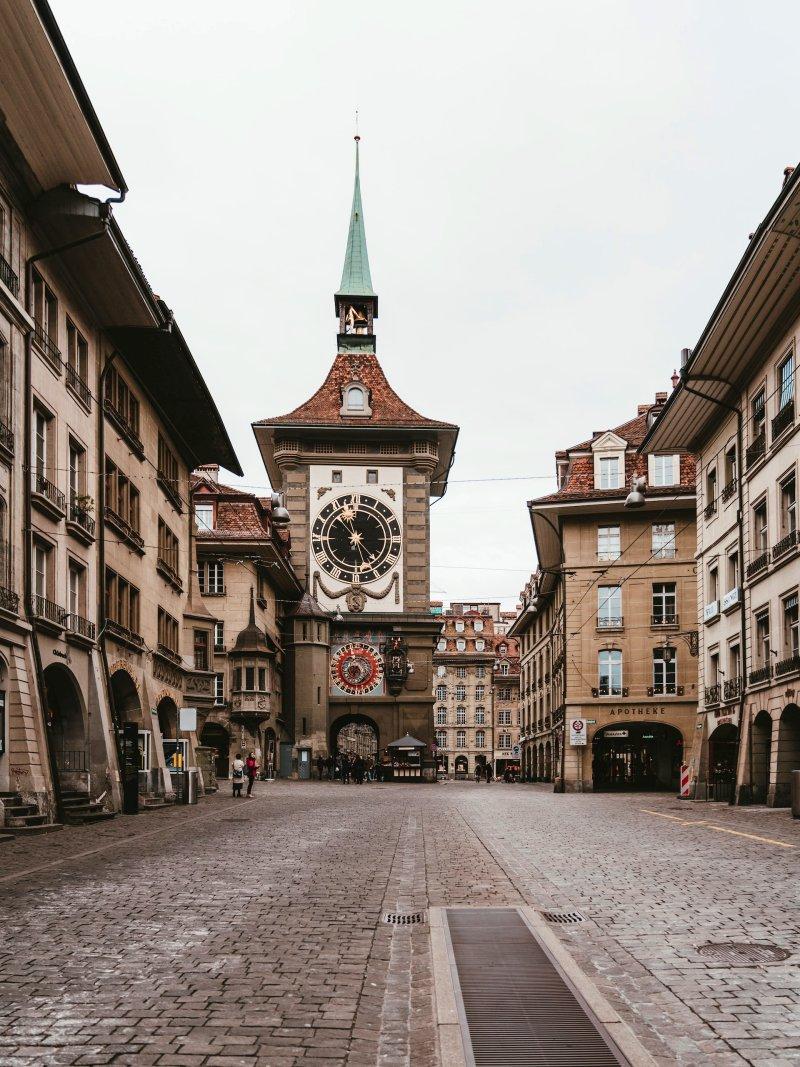 the zytglogge is an iconic landmark of bern