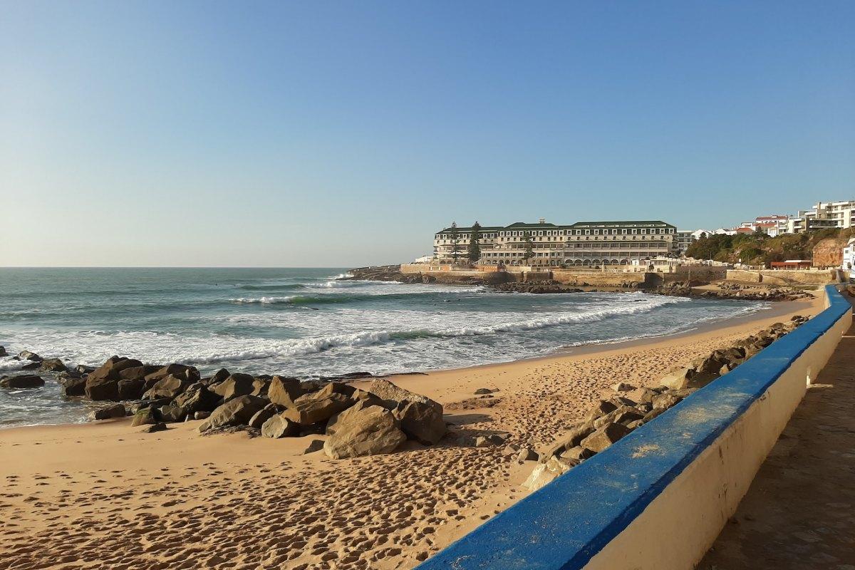 walking along the coast in ericeira