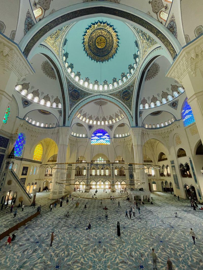 inside camlica mosque