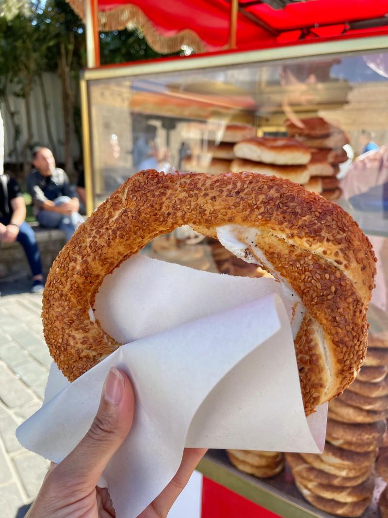 sampling simit is possible on this istanbul 1 day itinerary