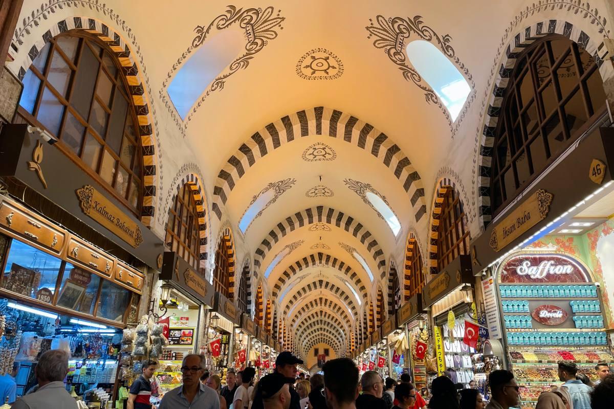shopping at the grand bazaar is a must when spending a day in istanbul