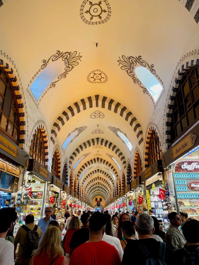 the spice bazaar is a must of this 2 days istanbul itinerary