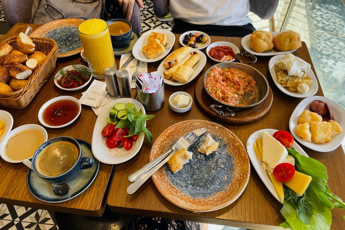 trying turkish breakfast is possible when spending 24 hours in istanbul