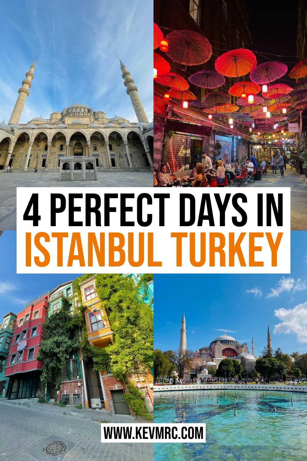 I’ve crafted a detailed 4 days in Istanbul itinerary for you to soak up the best of the city. Complete with an easy-to-use map and pro tips, you’ll navigate the city like no other. istanbul turkey | istanbul itinerary travel guide | istanbul travel guide