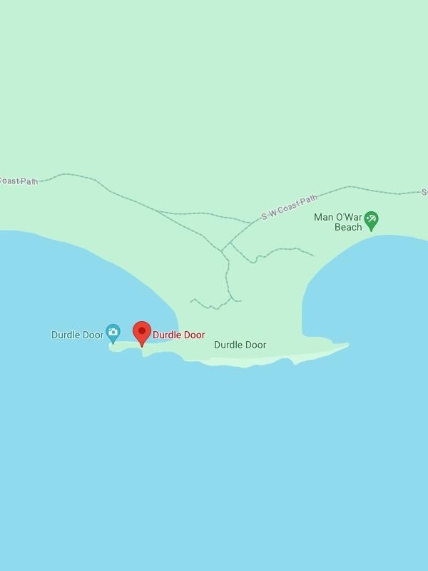 durdle door map